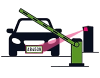 parcheggi-lettura-targa ANPR license plate recognition system for hotel parking